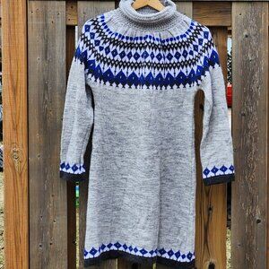 FOBYA Sweater Dress Women's Size L/XL Made in Poland